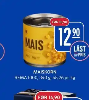 Rema 1000 MAISKORN tilbud