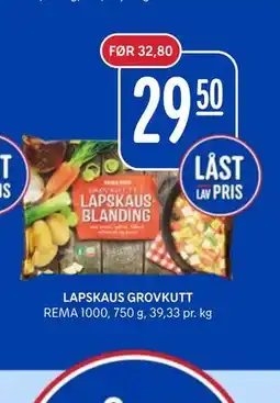 Rema 1000 LAPSKAUS GROVKUTT tilbud