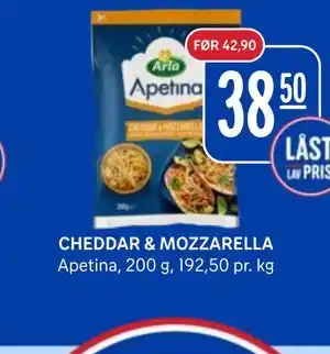 Rema 1000 CHEDDAR & MOZZARELLA tilbud