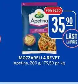 Rema 1000 MOZZARELLA REVET tilbud