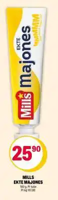 Coop Extra MILLS EKTE MAJONES tilbud