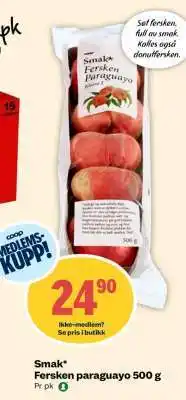 Coop Extra Smak* Fersken paraguayo 500 g tilbud