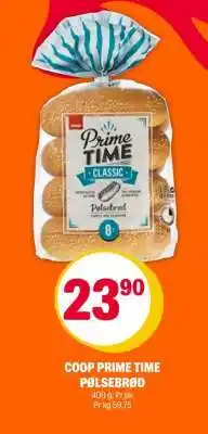 Coop Extra COOP PRIME TIME PØLSEBRØD tilbud