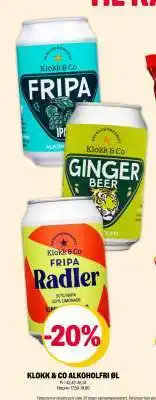 Coop Extra KLOKK & CO ALKOHOLFRI ØL tilbud