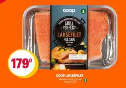Coop Extra Coop laksefilet tilbud