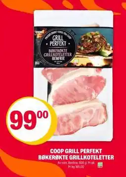 Coop Extra COOP GRILL PERFEKT BØKERØKTE GRILLKOTELETTER tilbud