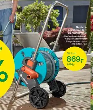 Gardena CleverRoll sett slangetrommel