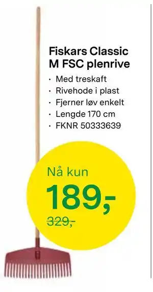 Fiskars Classic M FSC plenrive