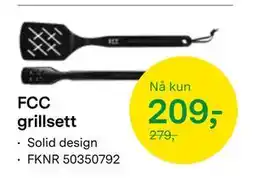Felleskjøpet FCC grillsett tilbud