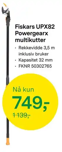 Felleskjøpet Fiskars UPX82 Powergearx multikutter tilbud