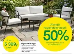 Felleskjøpet Hagesett lounge tilbud