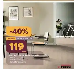 Megaflis Egger Light Berdal Oak laminatgulv tilbud