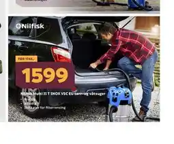 Megaflis Nilfisk Multi II T INOX VSC EU tørr- og våtsuger tilbud