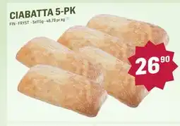 Holdbart CIABATTA 5-PK tilbud