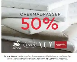 Skeidar OVERMADRASSER tilbud