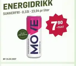 Holdbart ENERGIDRIKK tilbud