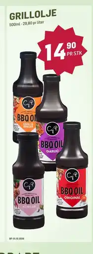 Holdbart GRILLOLJE tilbud