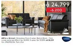 Skeidar Stressless Flora 2-seter tilbud