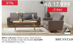 Skeidar Medly 2-seter tilbud