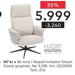 Skeidar Napoli hvilestol tilbud