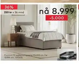 Skeidar Premium 10 oppbevaringsseng tilbud