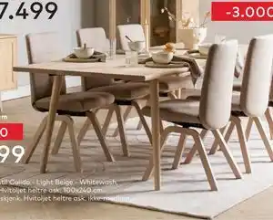 Skeidar Woodcraft spisebord tilbud