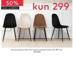 Skeidar Venus spisestol tilbud
