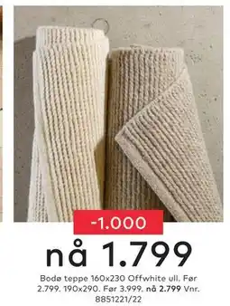 Skeidar Bodø teppe tilbud