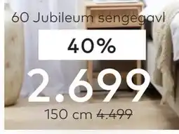 Skeidar 60 Jubileum sengegavl tilbud