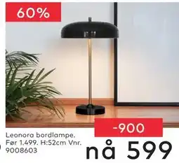 Skeidar Leonora bordlampe tilbud