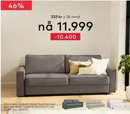 Skeidar Alex 3-seter sovesofa tilbud
