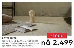 Skeidar DOVER TEPPE tilbud