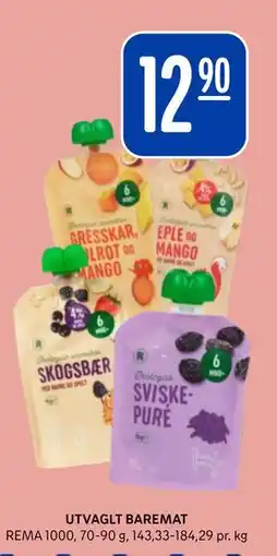Rema 1000 UTVALGT BAREMAT tilbud