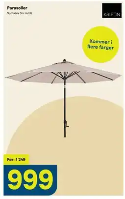 Maxbo Parasoller tilbud