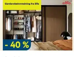 Maxbo Garderobeinnredning fra Elfa tilbud