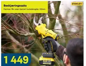 Maxbo Beskjæringssaks tilbud