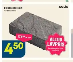 Maxbo Belegningsstein tilbud