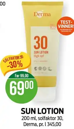 Kiwi SUN LOTION tilbud