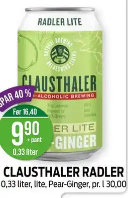 Kiwi CLAUSTHALER RADLER tilbud