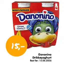 Havaristen Danonino Drikkeyoghurt tilbud