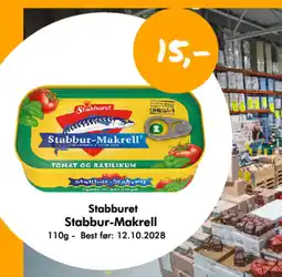 Havaristen Stabburet Stabbur-Makrell tilbud