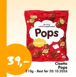 Havaristen Cloetta Pops tilbud