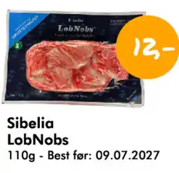 Havaristen Sibelia LobNobs tilbud