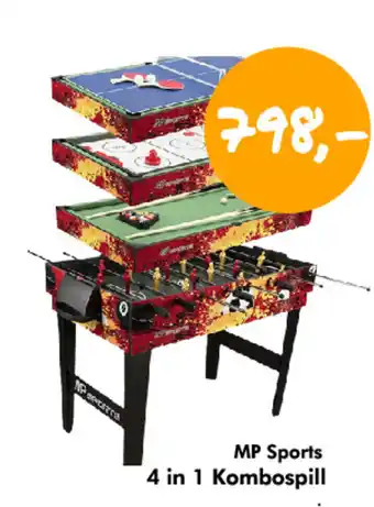 Havaristen MP Sports 4 in 1 Kombospill tilbud