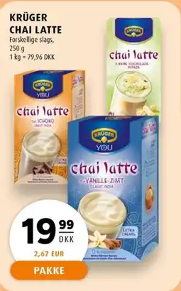 Scandinavian Park Krüger chai latte tilbud