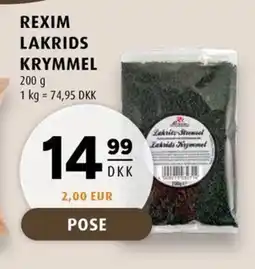 Scandinavian Park Rexim lakrids krymmel tilbud