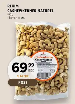 Scandinavian Park Rexim cashewkerner naturel tilbud