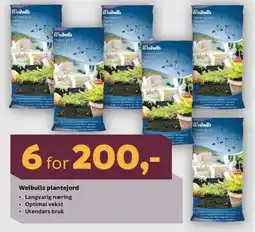Megaflis WEIBULLS Plantejord tilbud