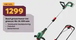 Megaflis BOSCH Gresstrimmer Uni- grasscut 18v-26-500 solo tilbud