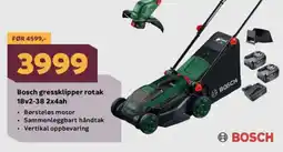 Megaflis BOSCH Gressklipper rotak 10v2 - 38 2x4sh tilbud